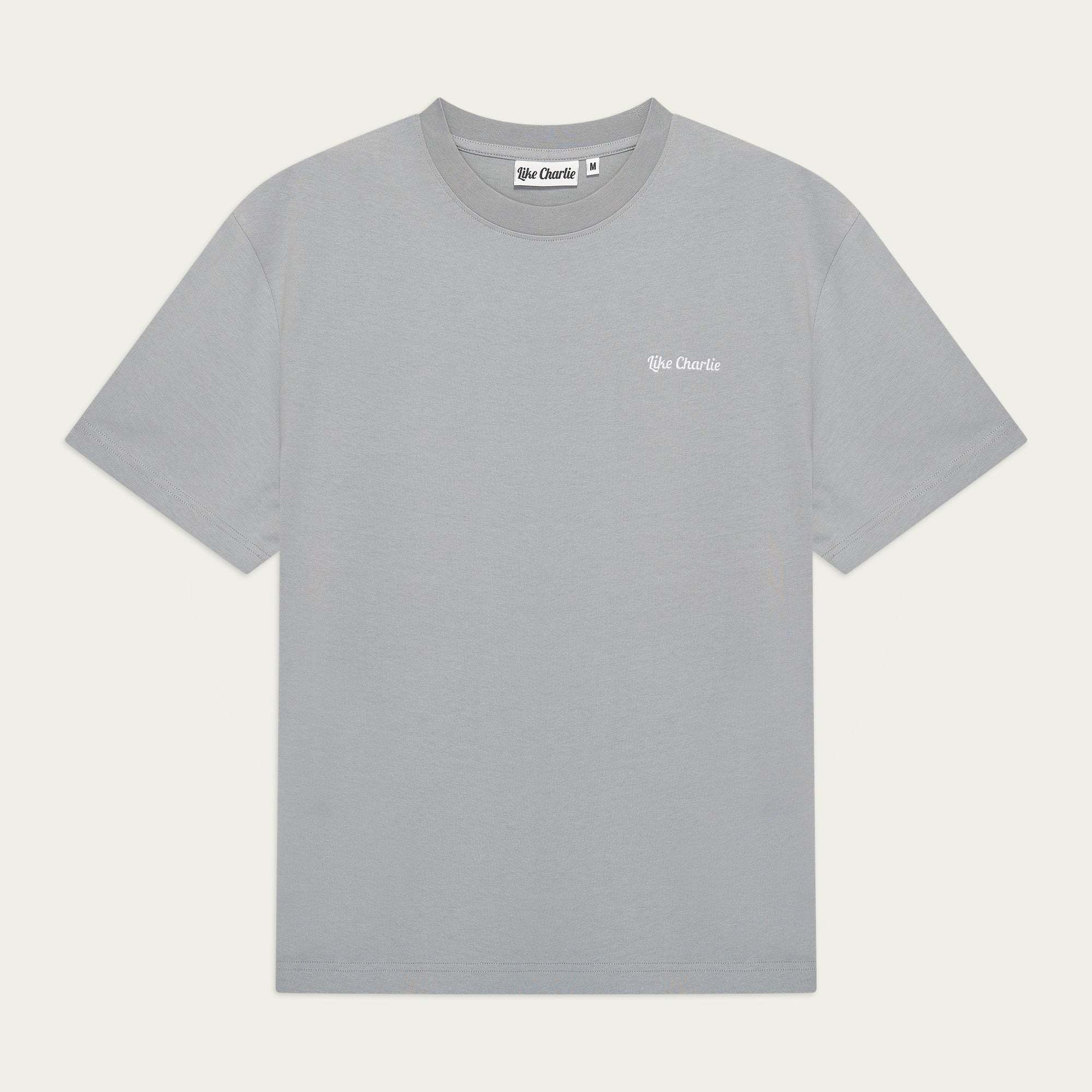Like Charlie Like Charlie Logo T-Shirt Ash