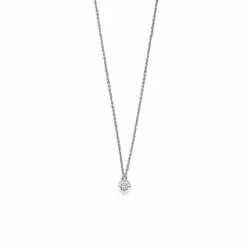 Riverstones Compass Necklace Silver
