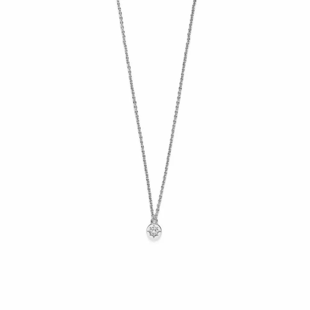 Riverstones Riverstones Compass Ketting Zilver