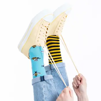 Many Mornings Socks Bee Bee