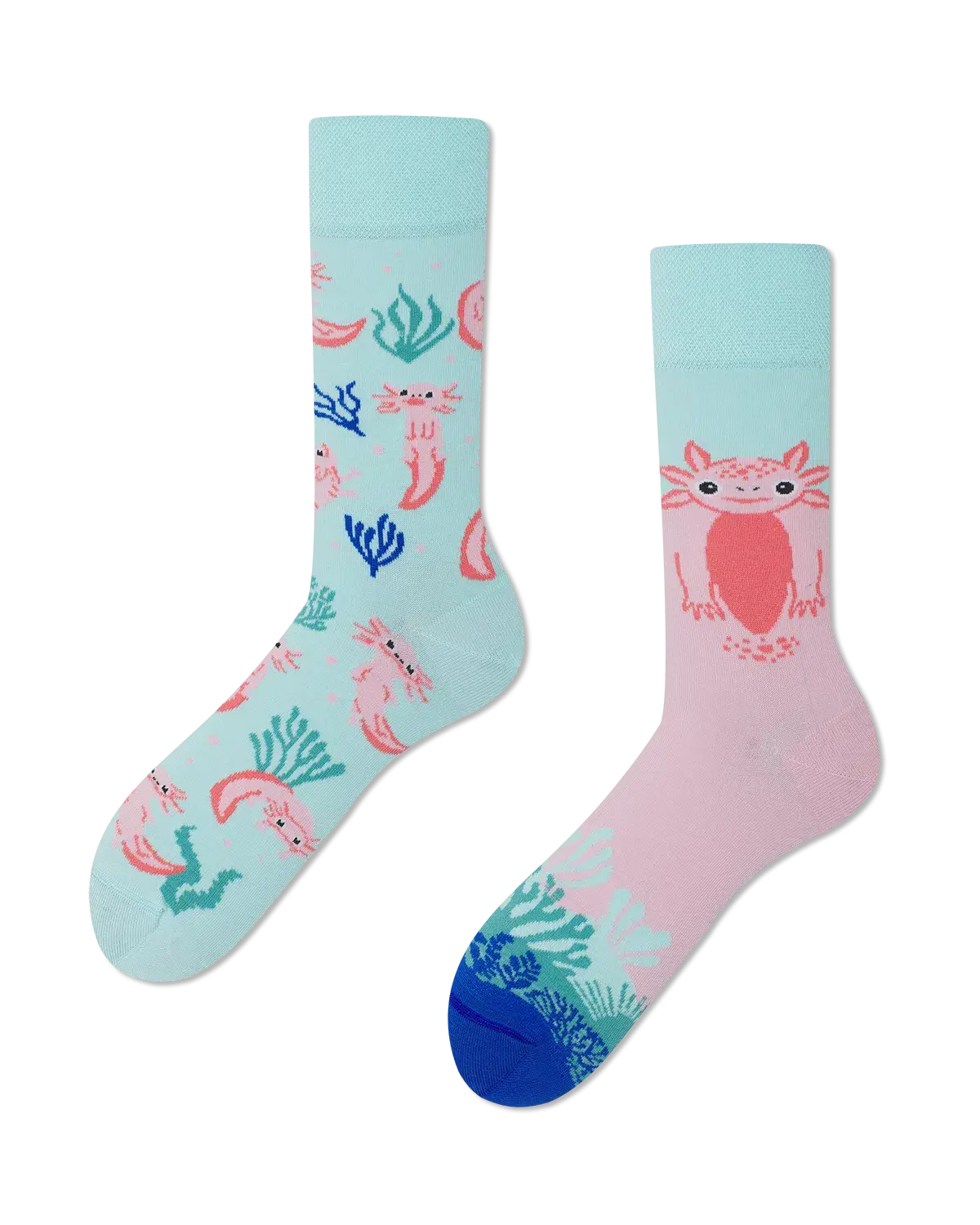 Many Mornings Many Mornings Socks A lot of Axalotls
