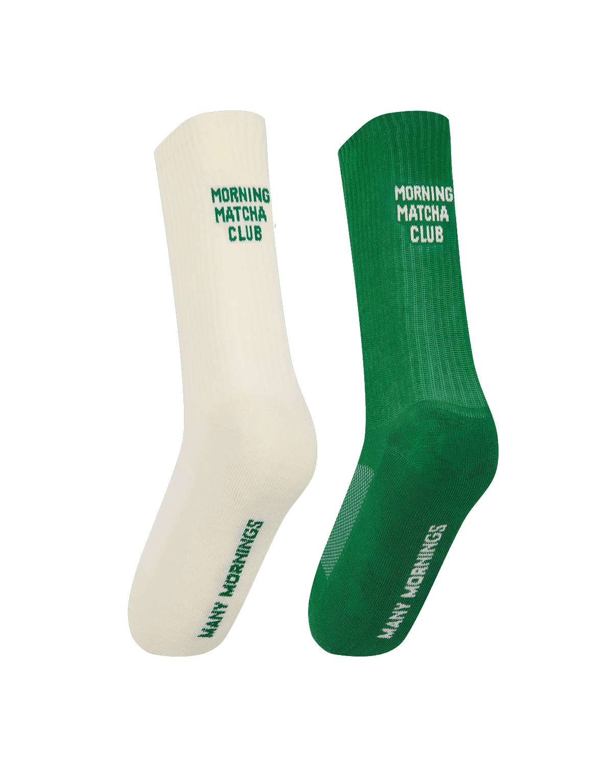 Many Mornings Many Mornings Sport Socks Matcha Club