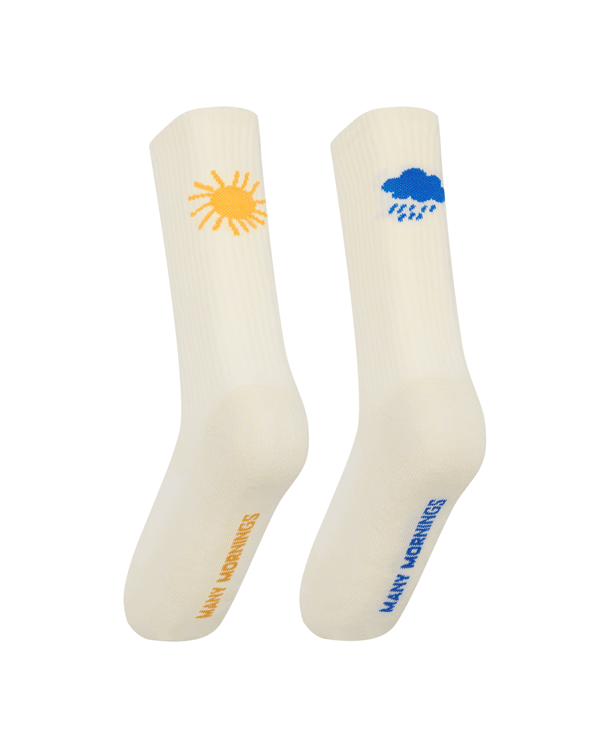 Many Mornings Many Mornings Sport Socks Sunny Rain