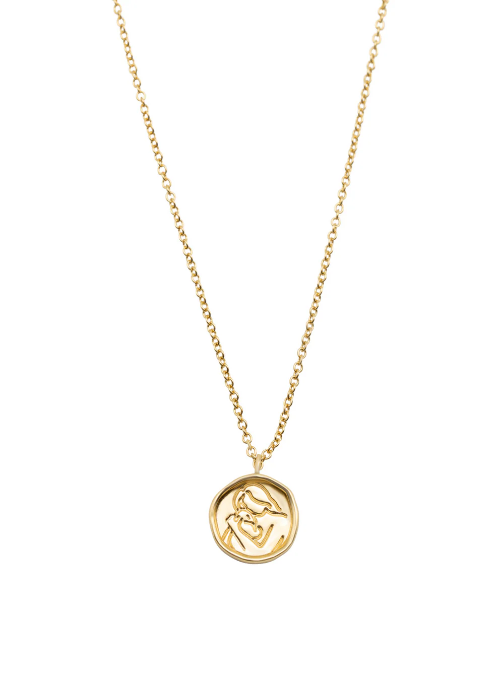 Riverstones Riverstones Mom Ketting Verguld