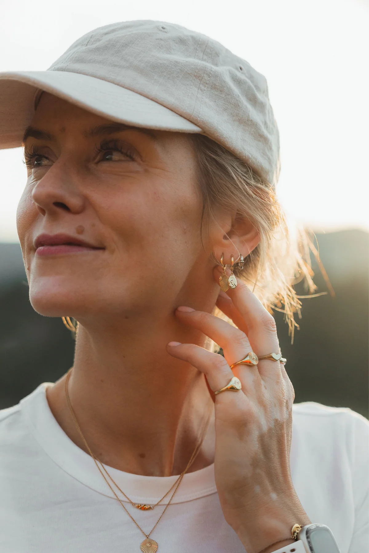 Riverstones Riverstones Bisous Oorbellen Parijs Zilver