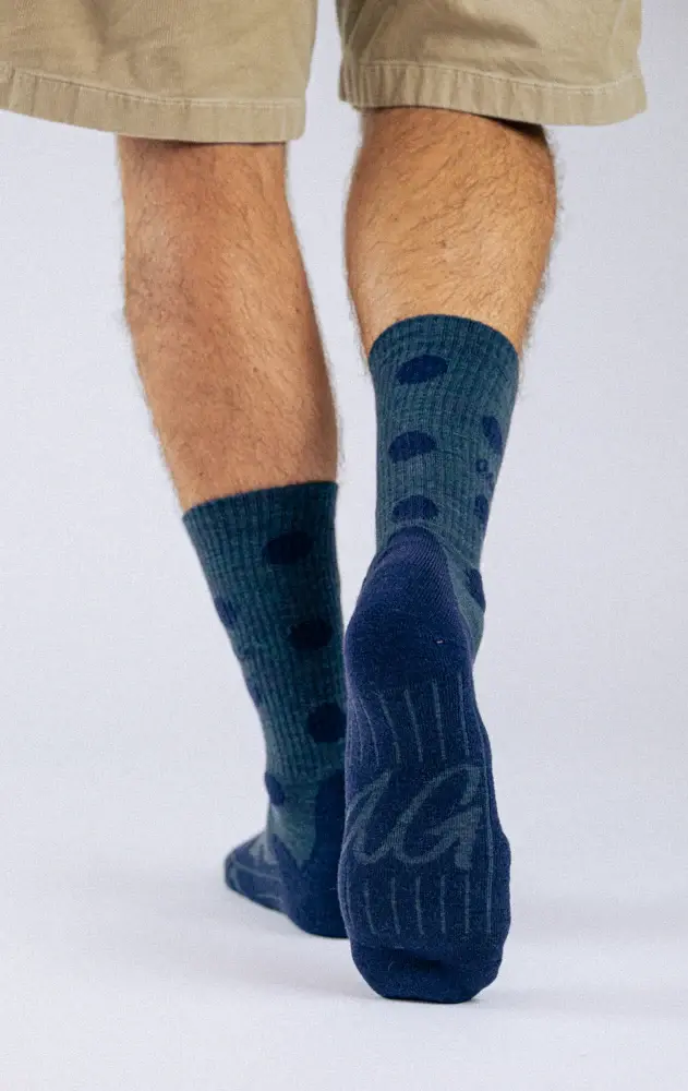 Alfredo Gonzales Alfredo Gonzales Merino Hike Sokken Dots Petrol