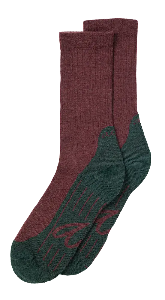 Alfredo Gonzales Alfredo Gonzales Merino Hike Sokken Plain Bordeaux