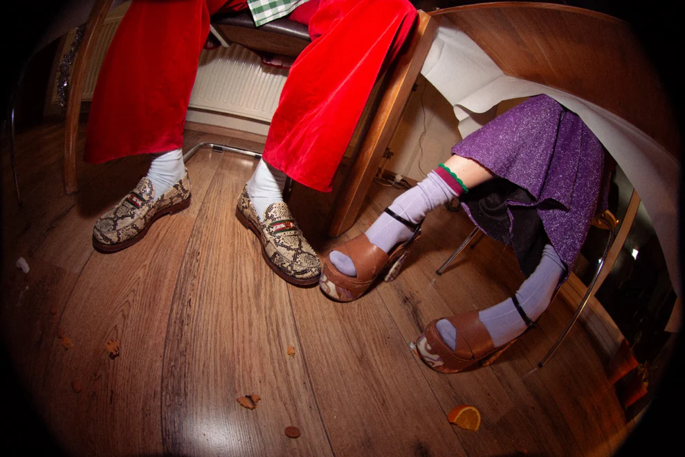 Alfredo Gonzales Alfredo Gonzales Femme Sokken Ruffle Plain Lila