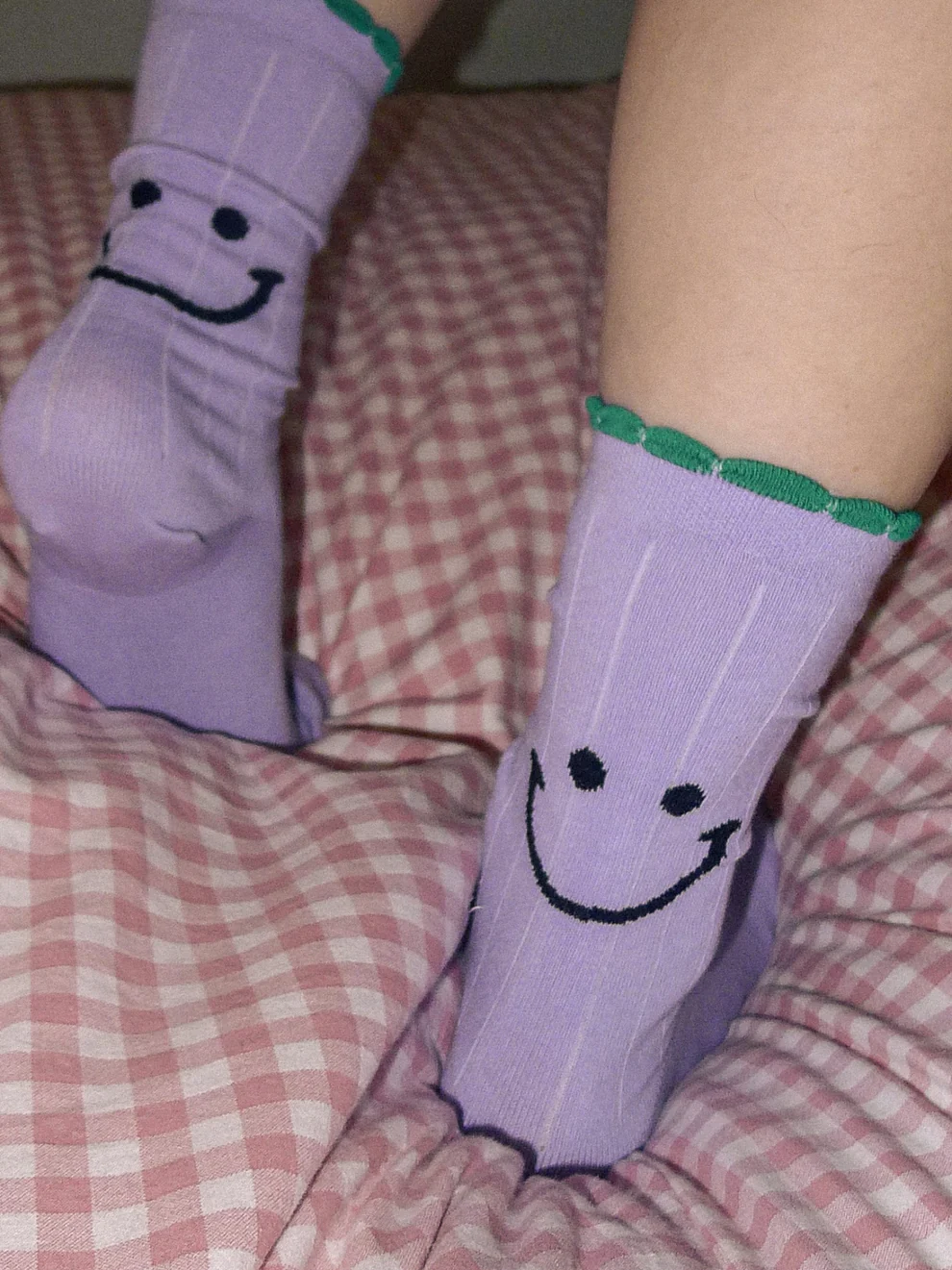 Alfredo Gonzales Alfredo Gonzales Femme Sokken Ruffle Smiley Lila