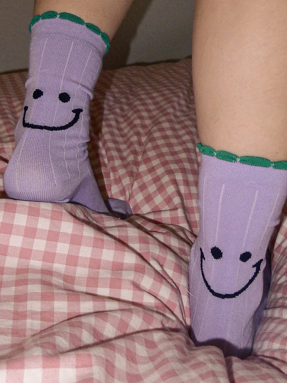 Alfredo Gonzales Alfredo Gonzales Femme Sokken Ruffle Smiley Lila