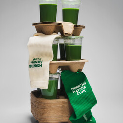 Many Mornings Sport Socks Matcha Club