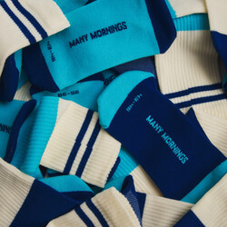 Many Mornings Sport Socks Blue Blues