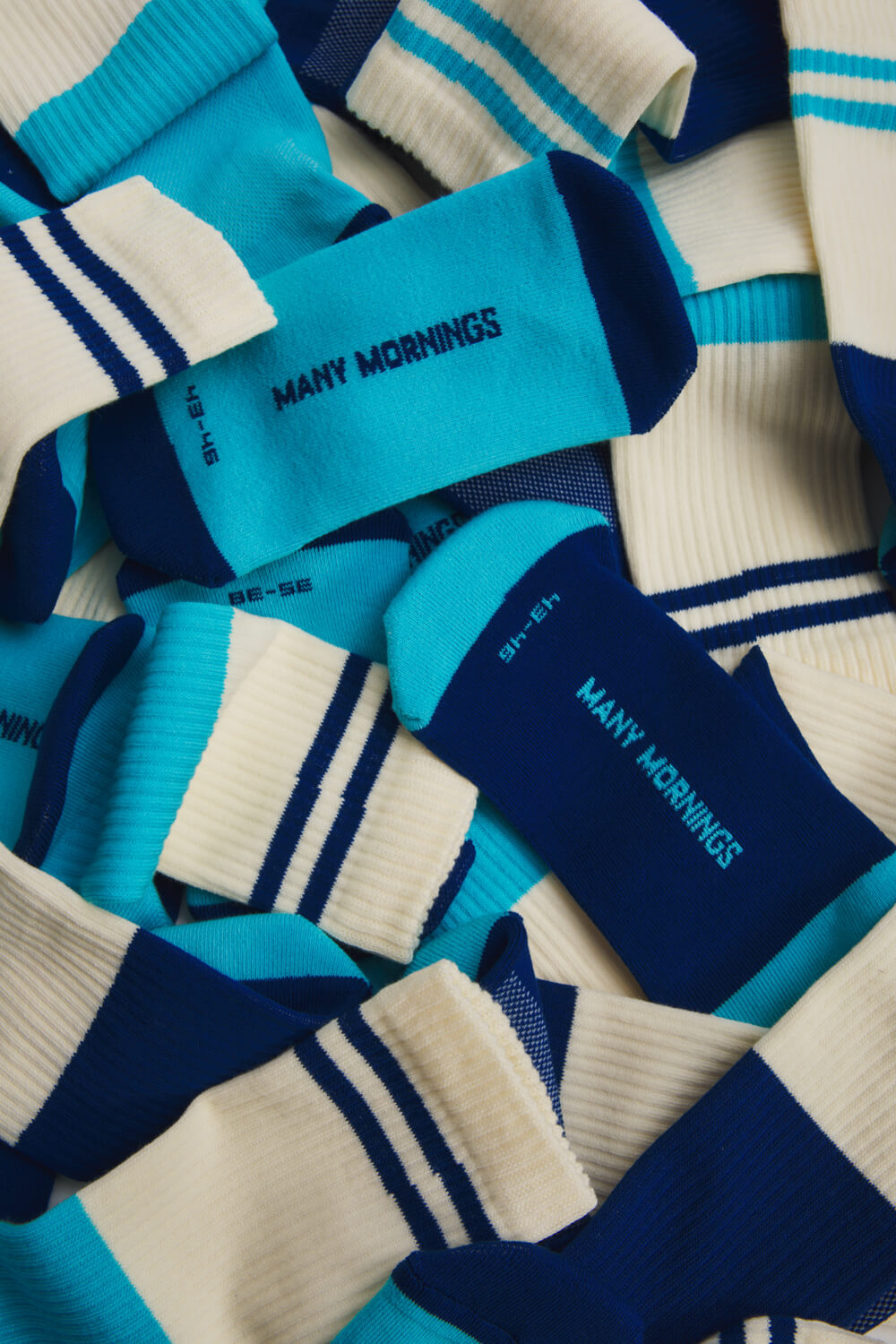 Many Mornings Many Mornings Sport Socks Blue Blues