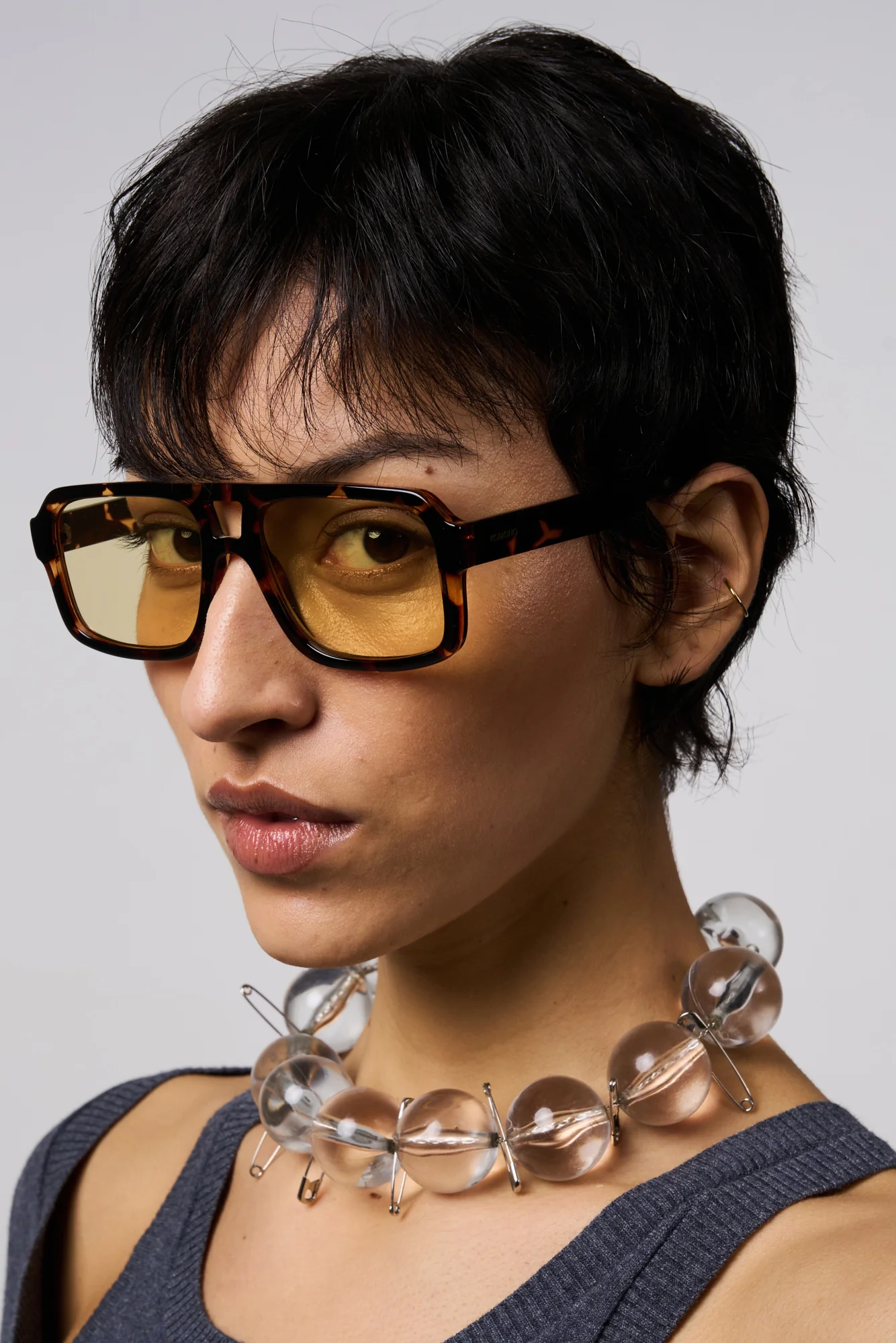 Komono Komono Sunglasses Falcon Havana Lemon