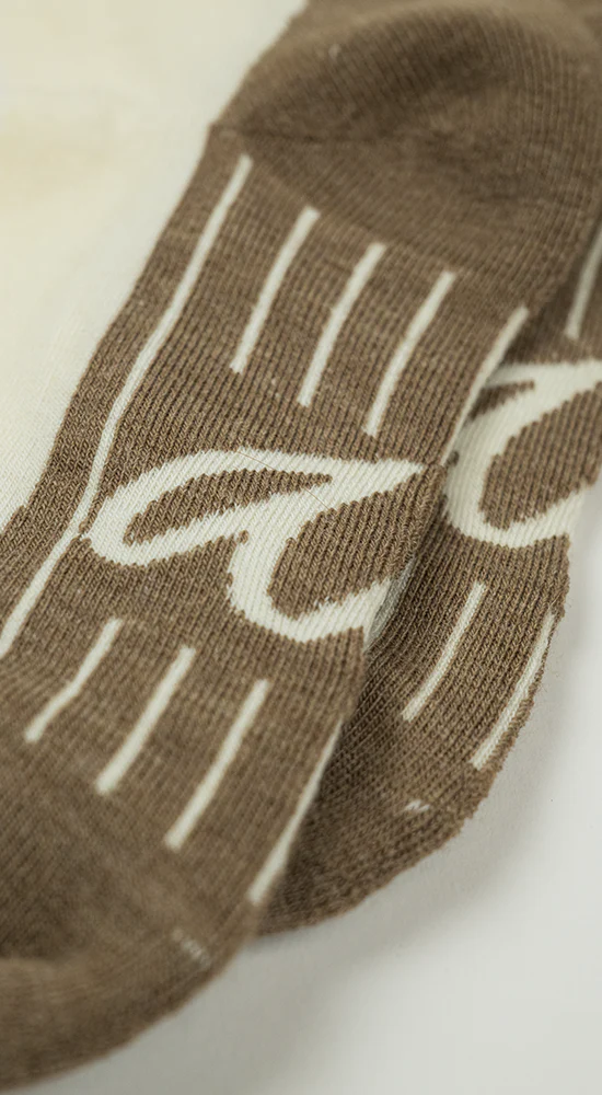 Alfredo Gonzales Alfredo Gonzales Merino Hike Sokken Plain Off White