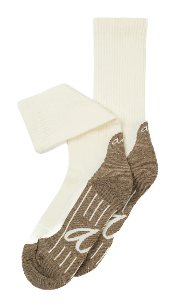 Alfredo Gonzales Alfredo Gonzales Merino Hike Sokken Plain Off White