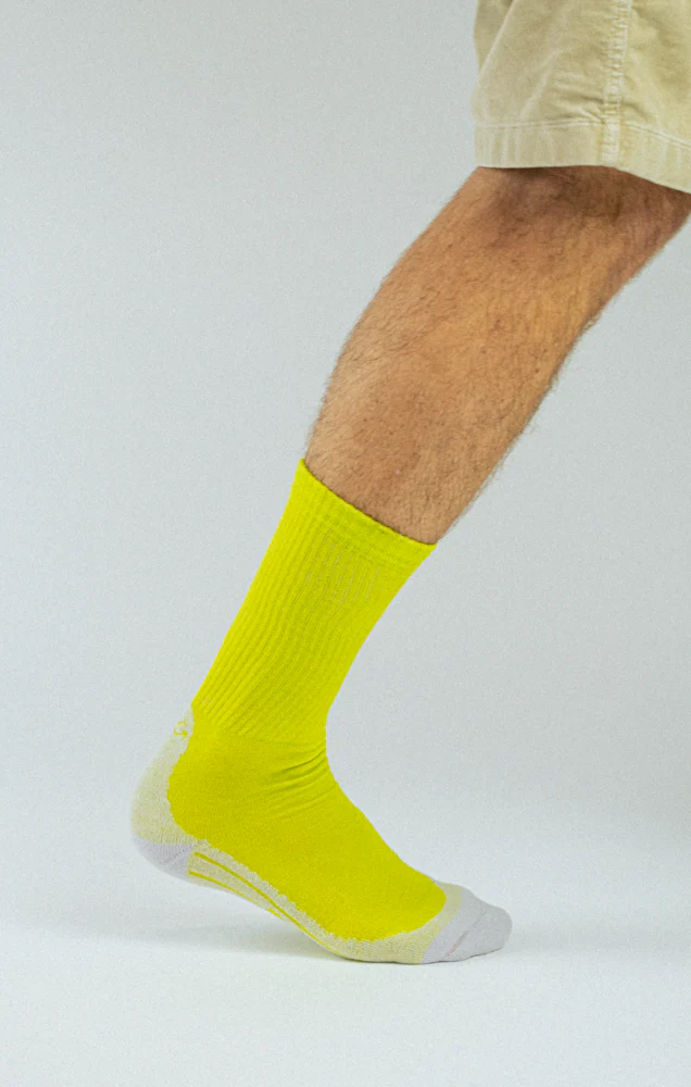 Alfredo Gonzales Alfredo Gonzales Merino Hike Sokken Plain Citron