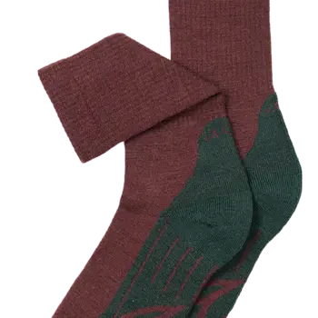 Alfredo Gonzales Merino Hike Socks Plain Bordeaux