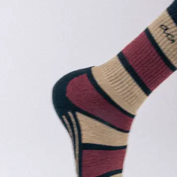 Alfredo Gonzales Merino Hike Socks Patch Bordeaux