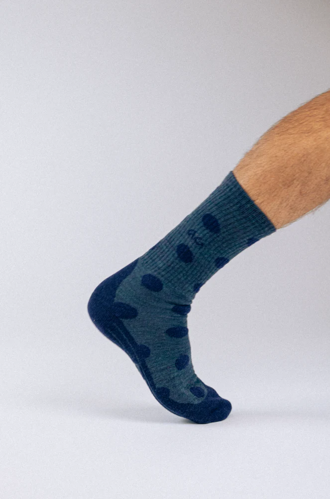 Alfredo Gonzales Alfredo Gonzales Merino Hike Sokken Dots Petrol