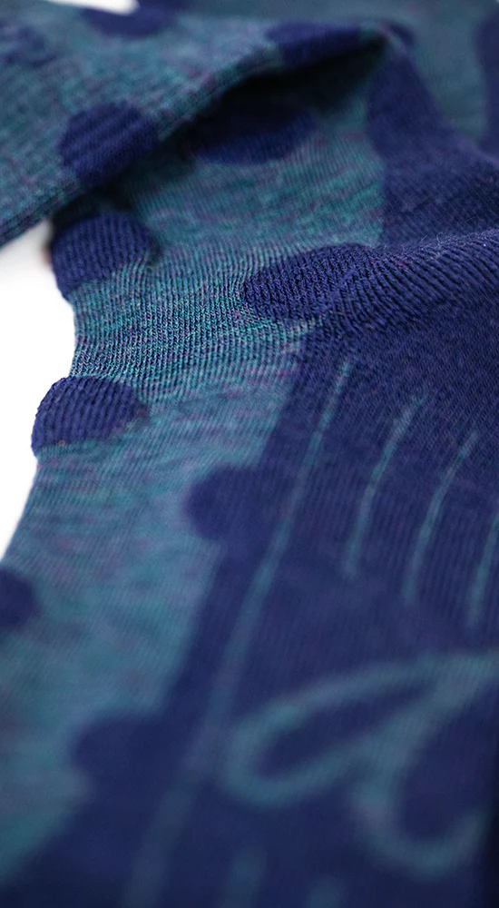 Alfredo Gonzales Alfredo Gonzales Merino Hike Sokken Dots Petrol