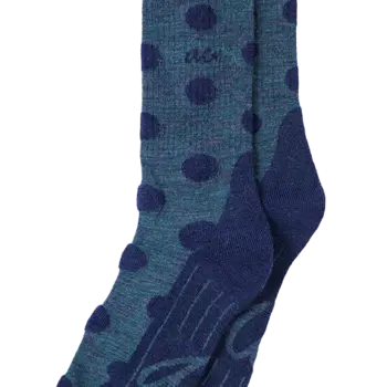 Alfredo Gonzales Merino Hike Socks Dots Petrol