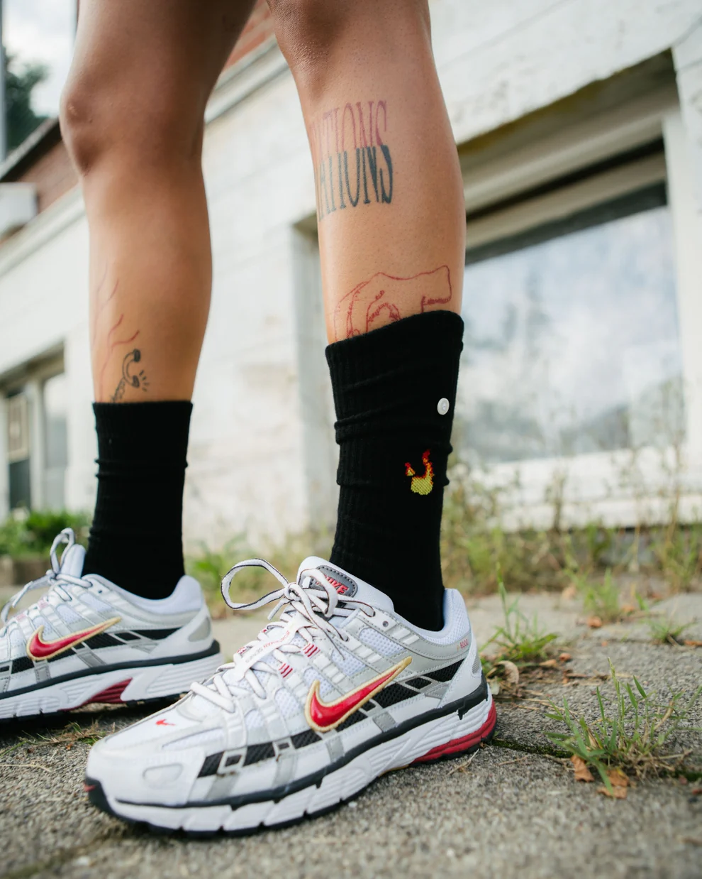 Alfredo Gonzales Alfredo Gonzales Sokken Athletic Icon Fire Black