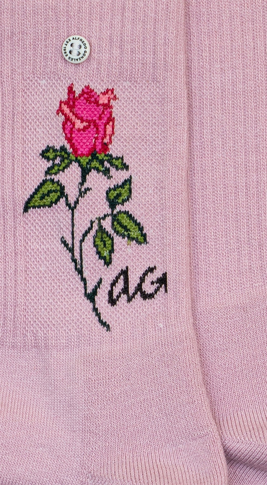 Alfredo Gonzales Alfredo Gonzales Sokken Athletic Icon Rose Lila