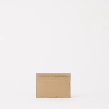 O My Bag Marks Cardcase Sand Soft Grain Leather