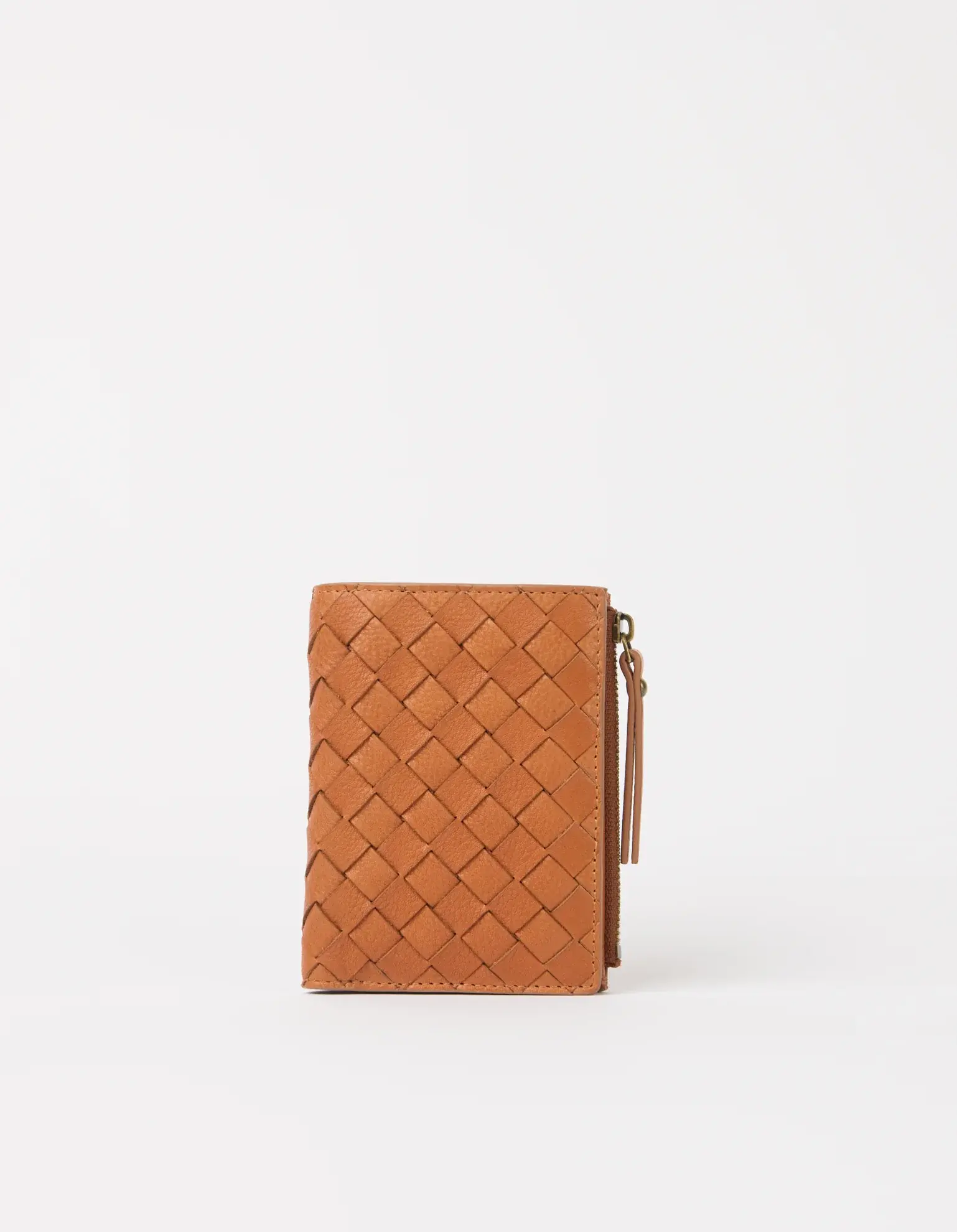 O My Bag O My Bag Jamie Portemonnee Woven Wild Oak Woven Soft Grain Leather