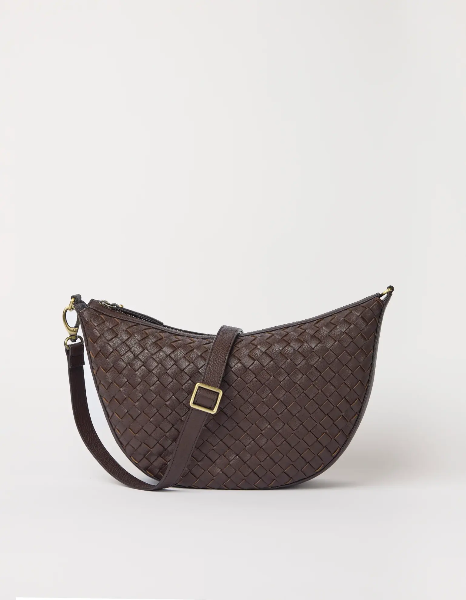 O My Bag O My Bag Leo Maxi Tas Woven Soft Grain Leather