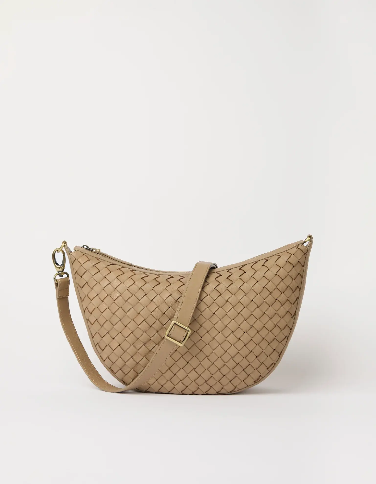 O My Bag O My Bag Leo Midi Tas Woven Soft Grain Leather