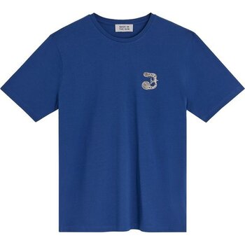 Bask in the Sun Cobalt Birds Tee