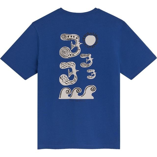 Bask in the Sun Bask In The Sun Cobalt Birds Tee
