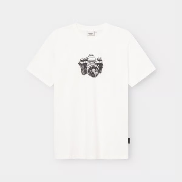 Dedicated Dedicated T-Shirt Stockholm Analog Camera Off-White