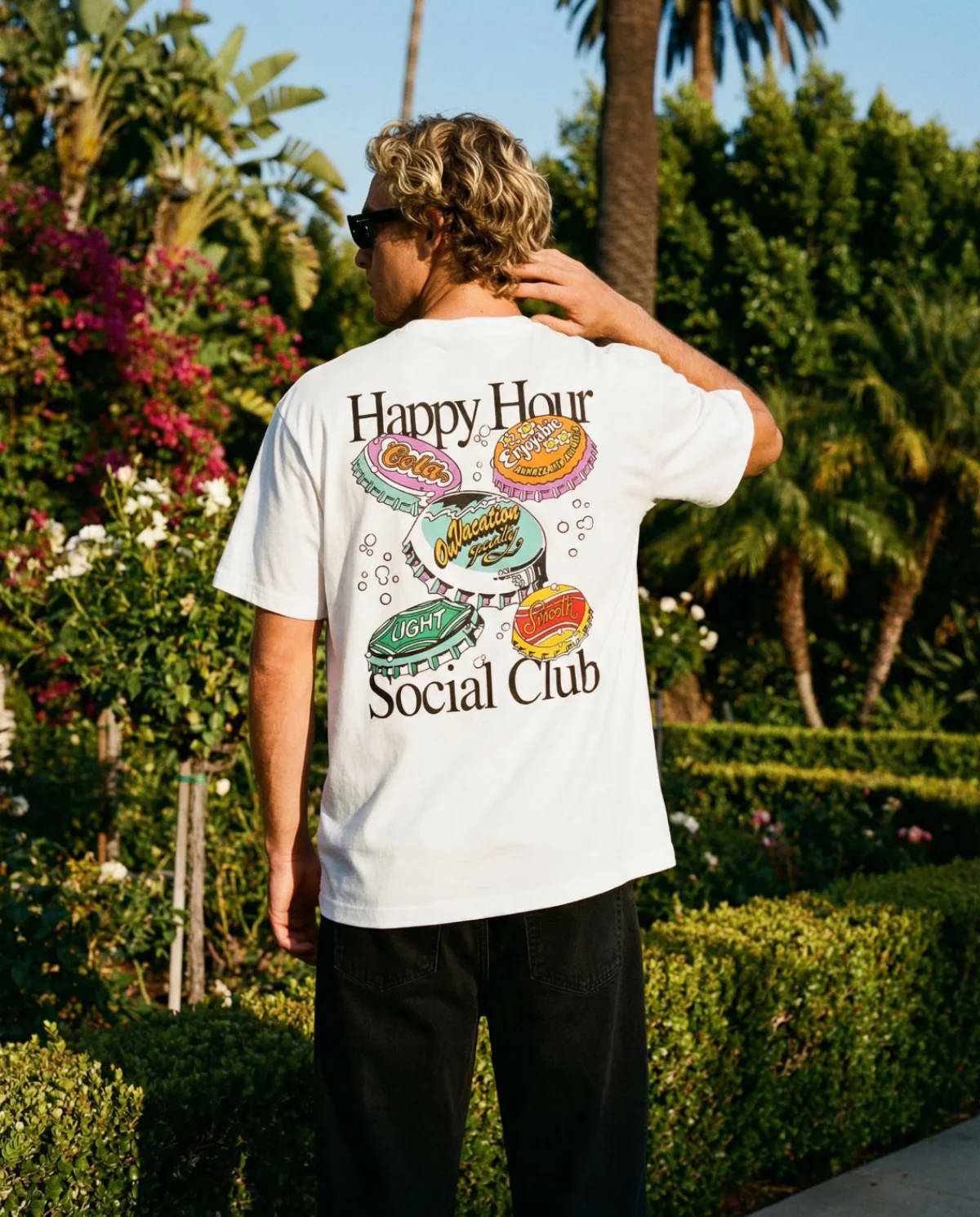 On Vacation On Vacation Happy Hour Social Club T-Shirt White