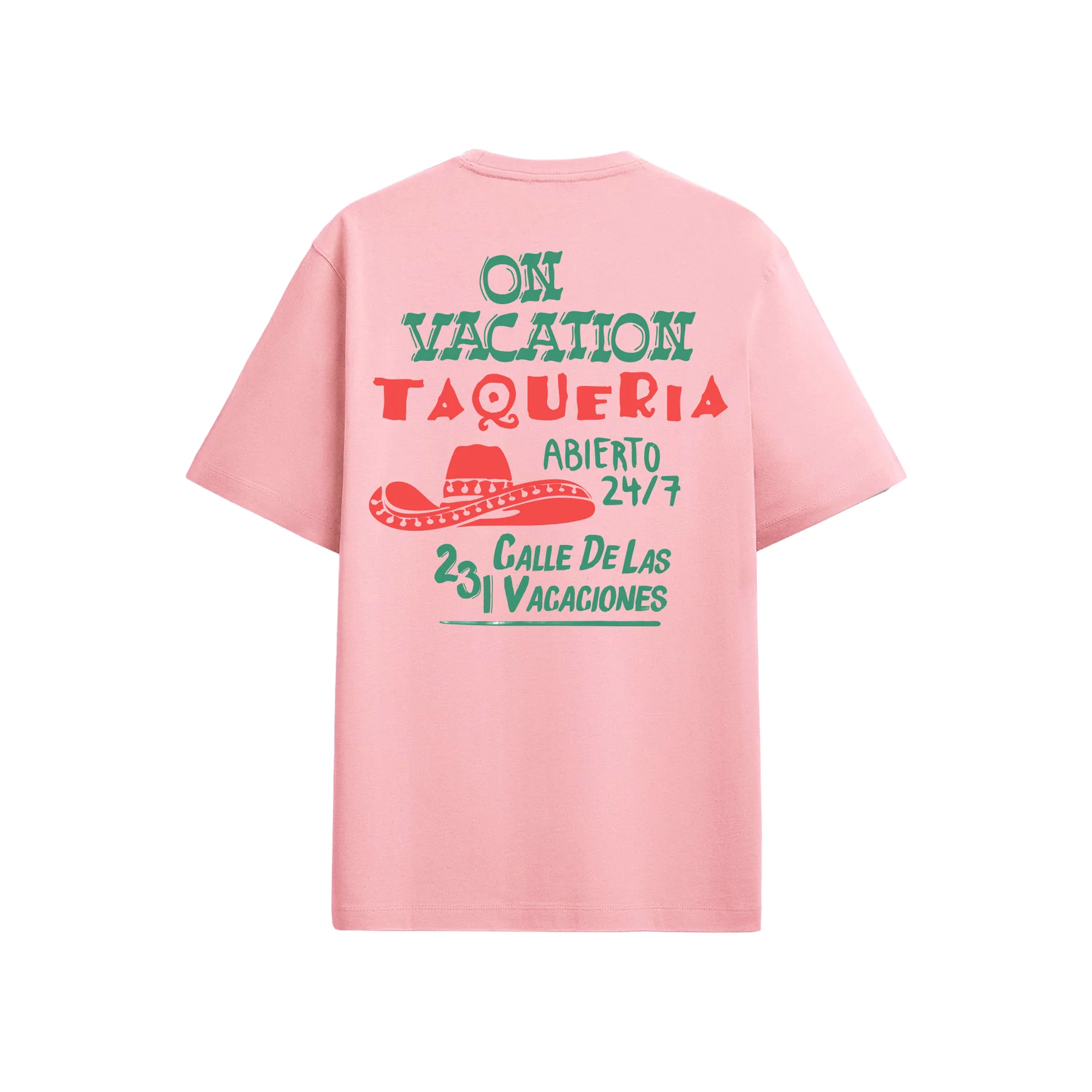 On Vacation On Vacation Taqueria T-Shirt Roze