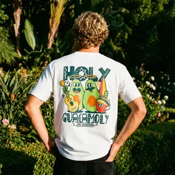 On Vacation Holy Guacamoly T-Shirt White