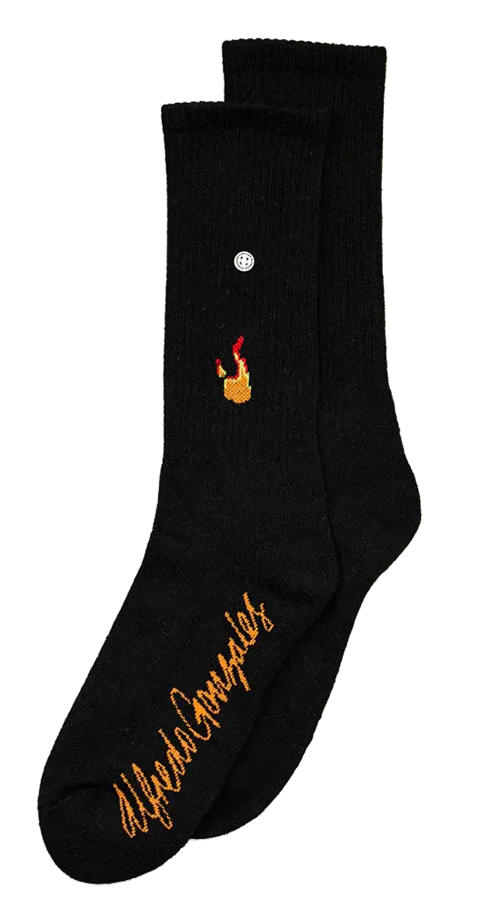 Alfredo Gonzales Alfredo Gonzales Sokken Athletic Icon Fire Black