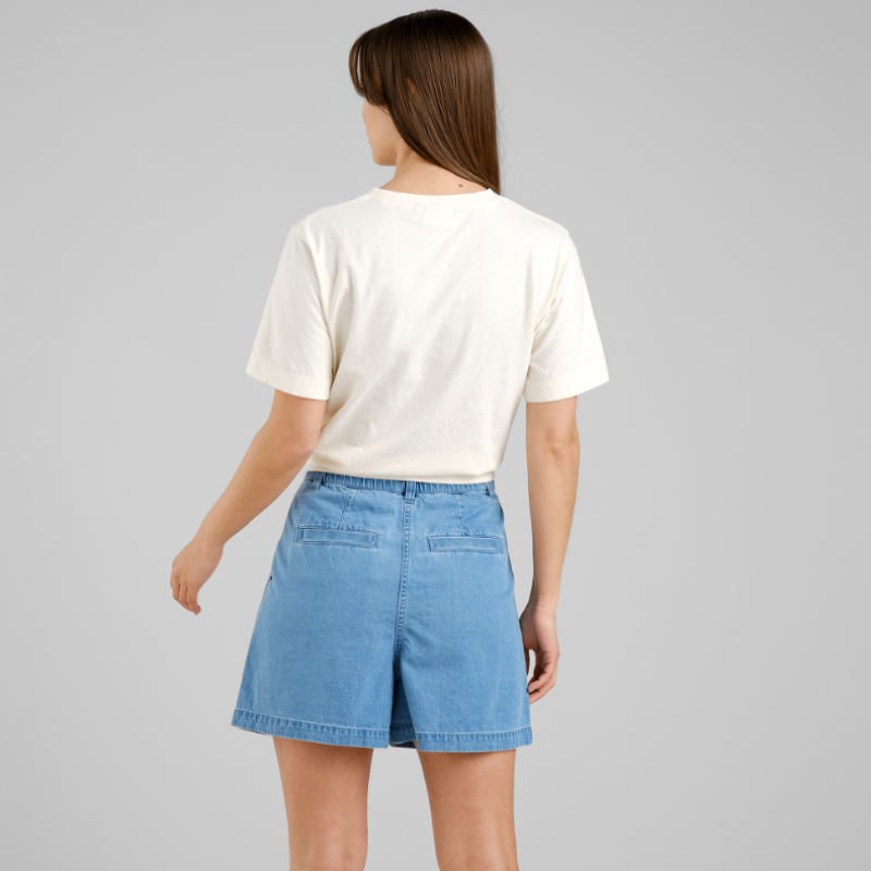 Dedicated Dedicated Shorts Djupvik Denim Light Blue
