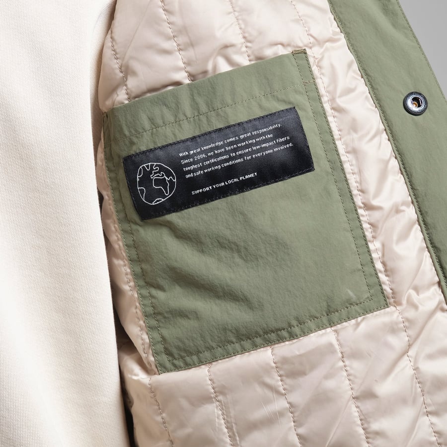 Dedicated Dedicated Padded Jacket Roskilde Leaf Green