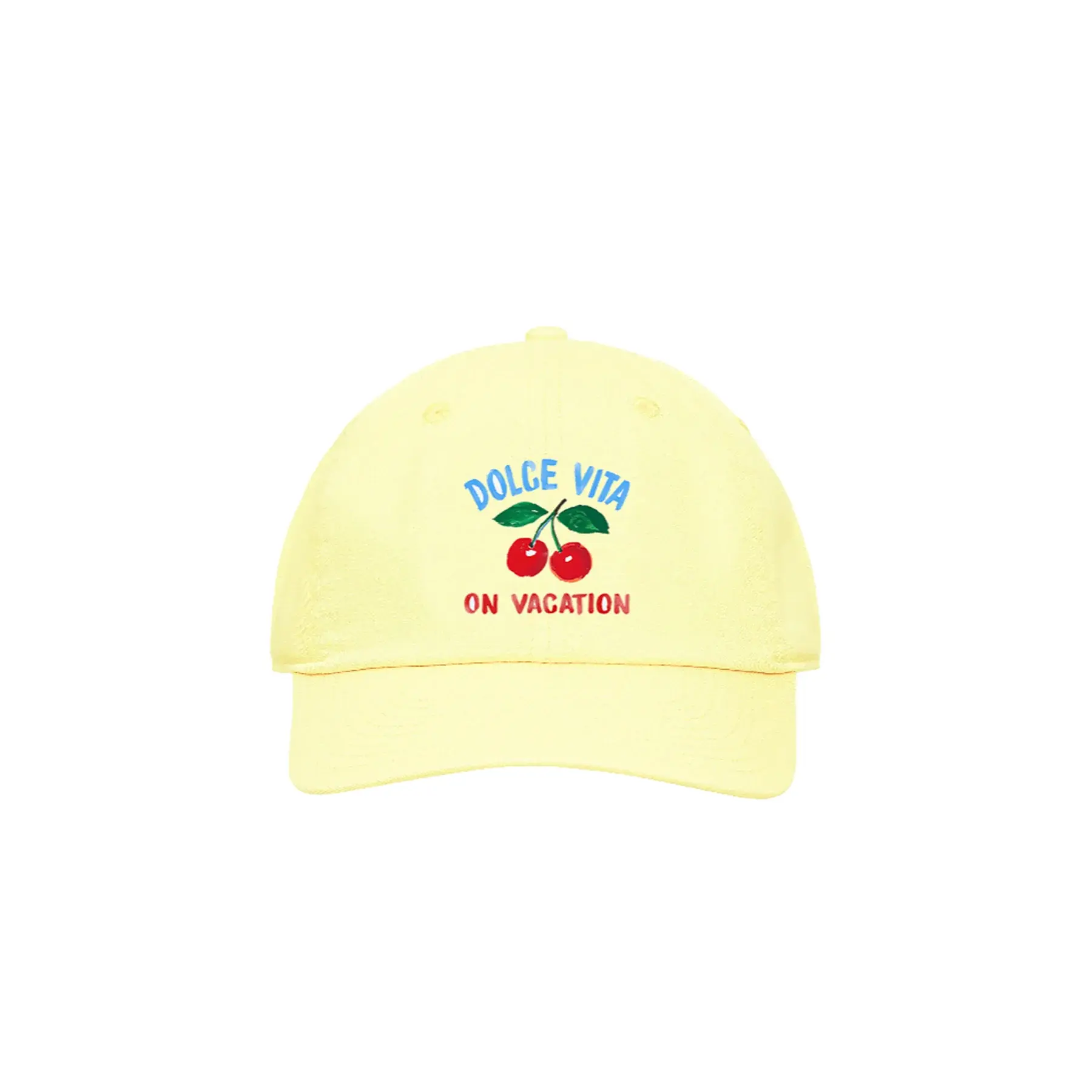 On Vacation On Vacation Cherry Cap Pastel Yellow