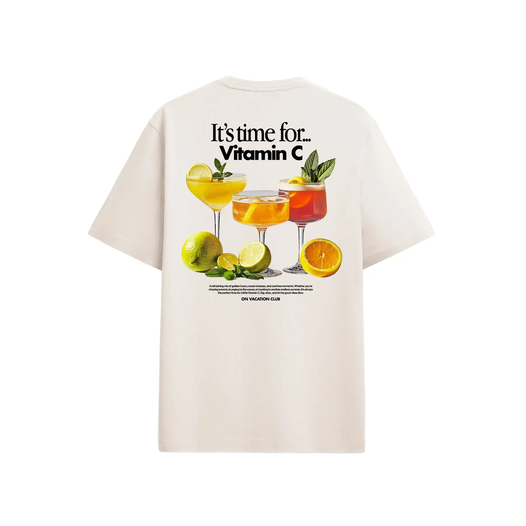 On Vacation On Vacation Vitamin C T-Shirt Beige