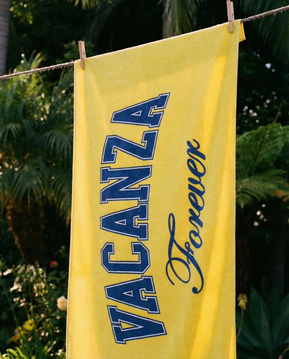 On Vacation On Vacation Vacanza Forever Towel Sunshine Yellow