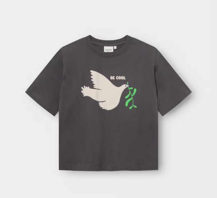 Dedicated Dedicated T-Shirt Vadstena Be Cool Charcoal