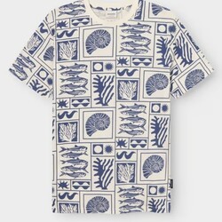 Dedicated T-Shirt Stockholm Ocean Square Blue
