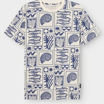 Dedicated T-Shirt Stockholm Ocean Square Blauw