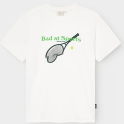 Dedicated T-Shirt Stockholm Bad At Sport White