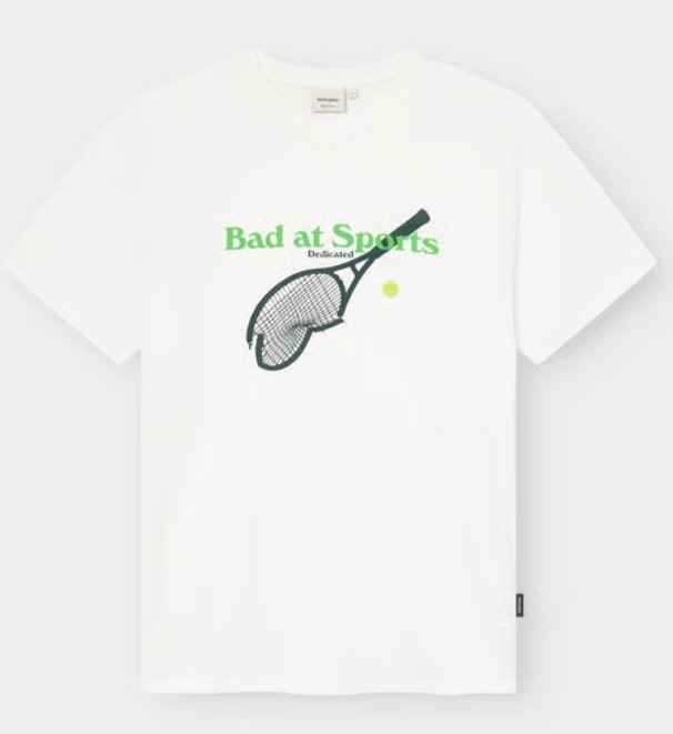Dedicated Dedicated  T-Shirt Stockholm Bad At Sport White