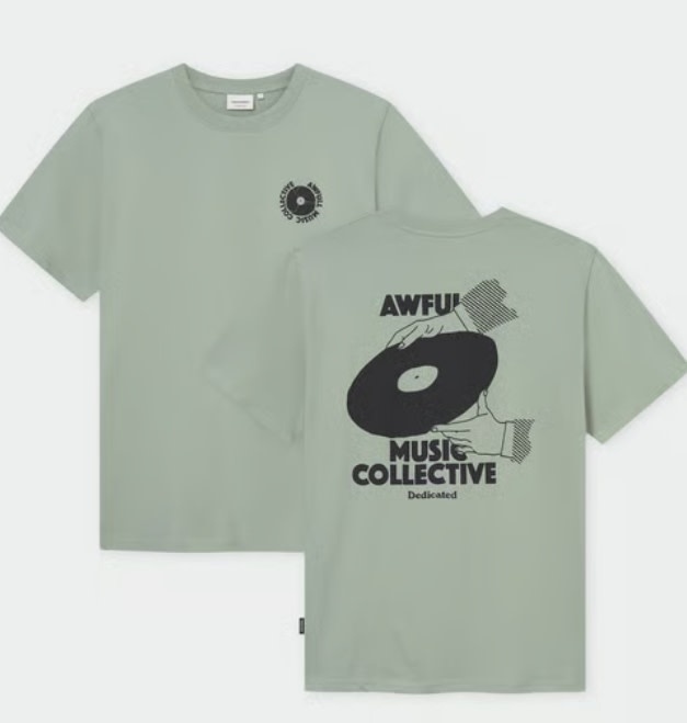 Dedicated Dedicated T-Shirt Stockholm Awful Music Iceberg Green